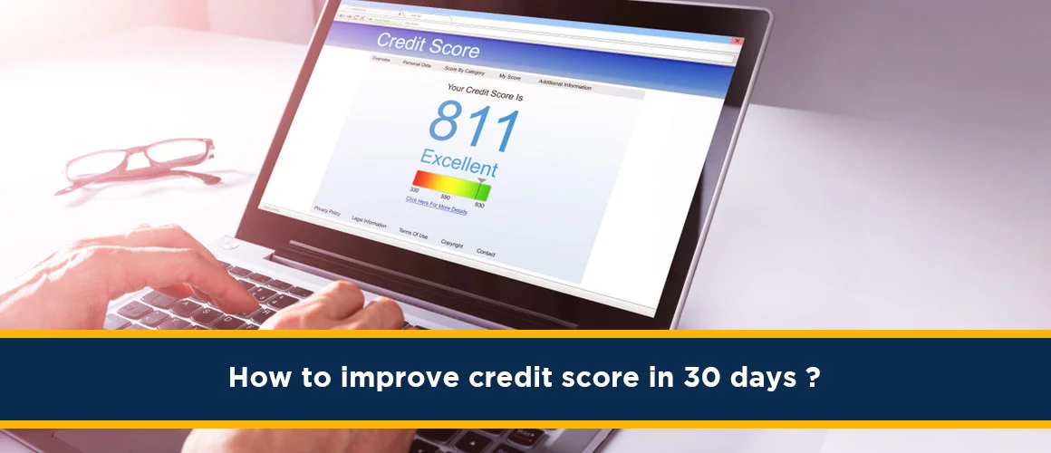 improve credit score in 30 days