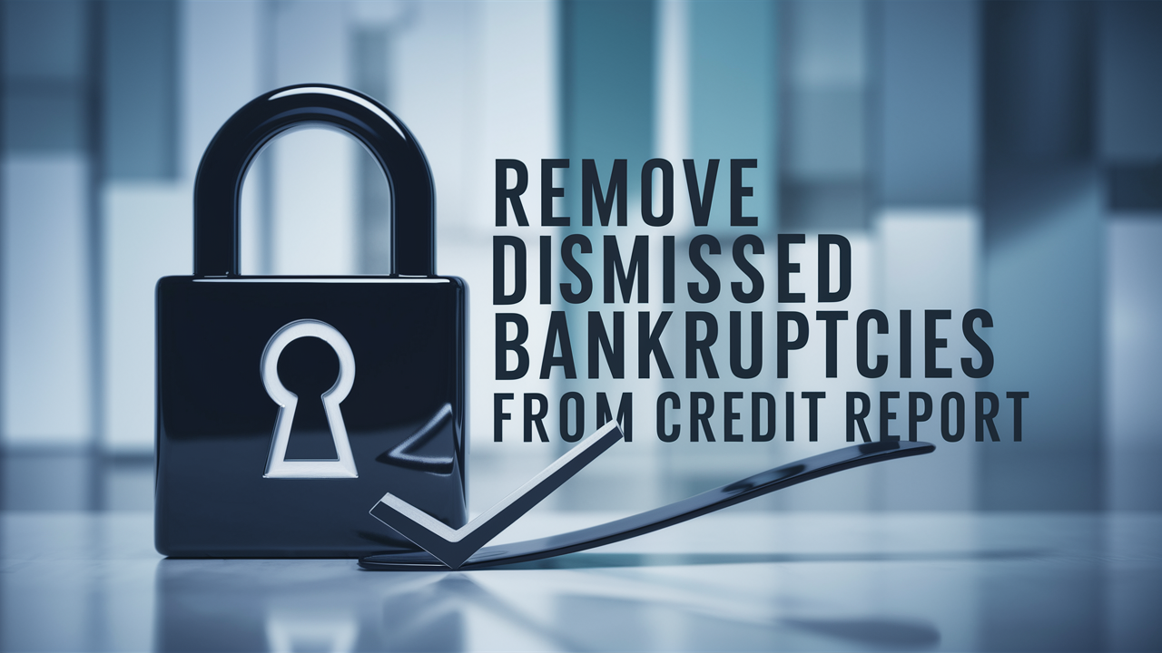 How to Remove Dismissed Bankruptcies from Credit Report