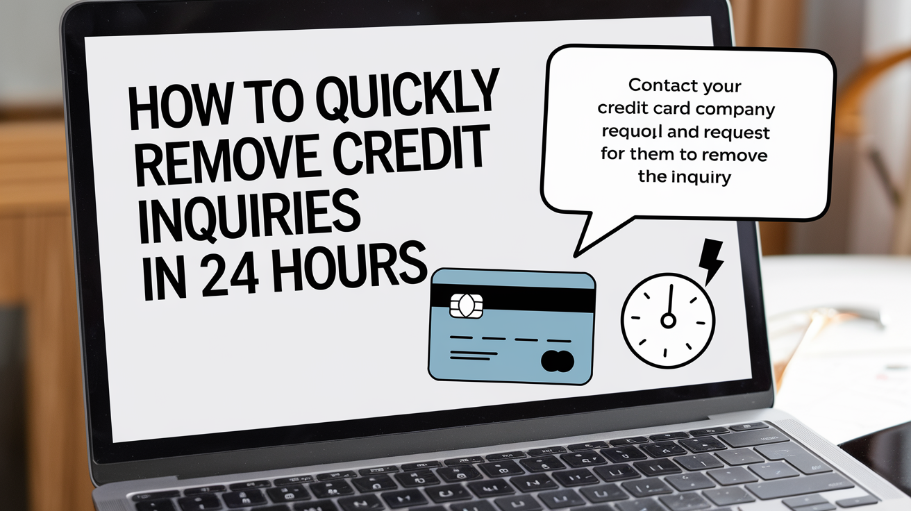 How to Quickly Remove Credit Inquiries in 24 Hours