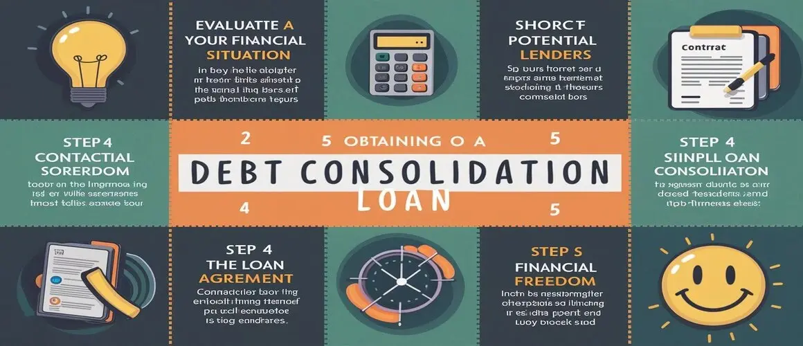 How To Get A Debt Consolidation Loan In 5 Steps ?