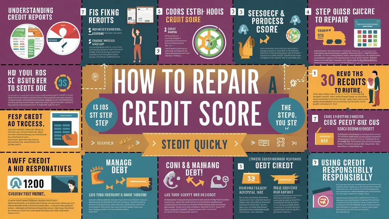 How To Repair Credit Score Fast?