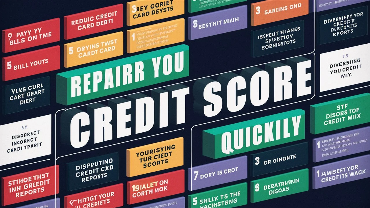 How To Repair My Credit Score Quickly?