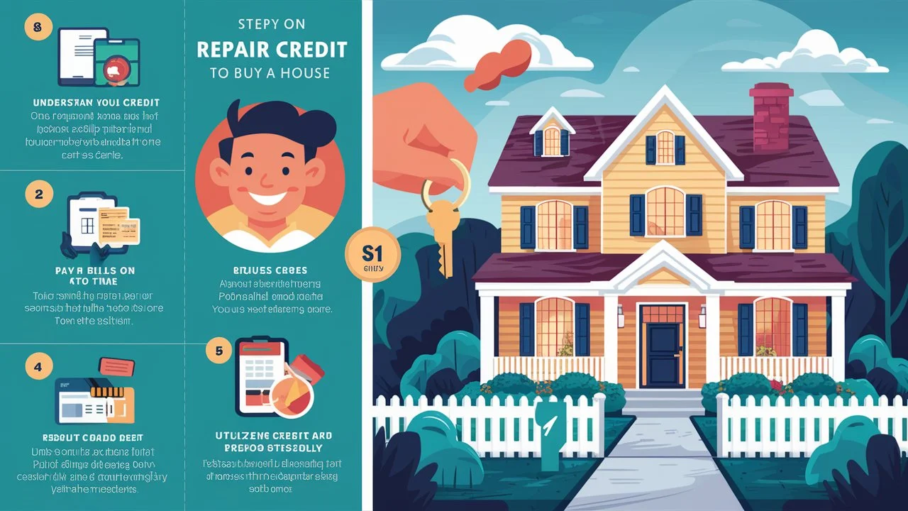 How To Repair My Credit To Buy A House?